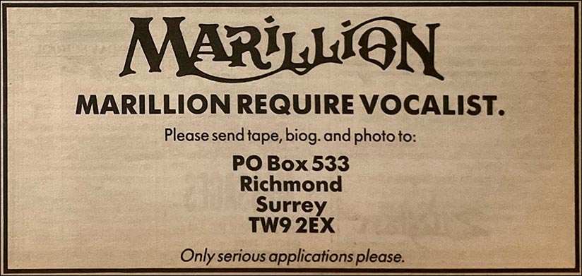 Ad: Melody Maker - December 1988